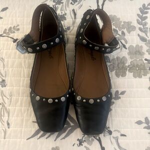 Black Studded Women's Shoes